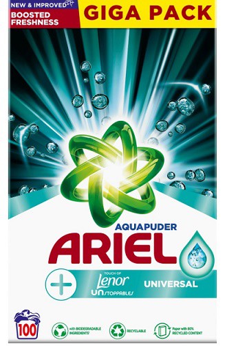 Ariel  Uni Lenor prášek 100dáv/ 6,5kg | Prací prostředky - Prací prášky